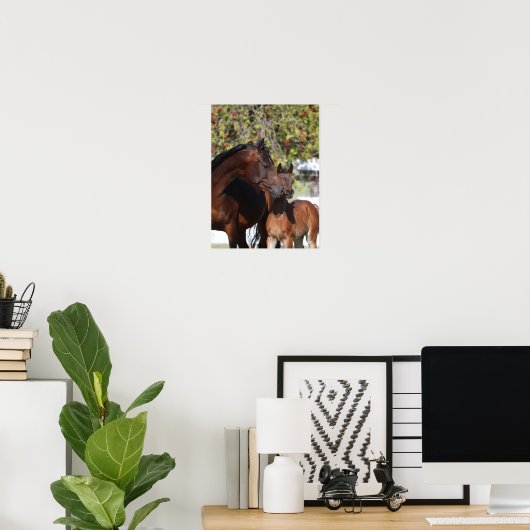 Bob Langrish | Arabisch Mare en schaap Poster (Thuiskantoor)