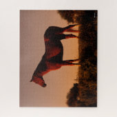 Bob Langrish | Arabisch standje op zonsondergang Legpuzzel (Verticaal)