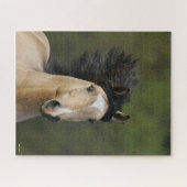 Bob Langrish | Buckskin Welsh Pony Headshot Legpuzzel (Horizontaal)