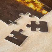 Bob Langrish Chincoteague Horse Grazing at Sunset Legpuzzel (Zijkant)