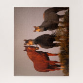 Bob Langrish | Drie Arabieren staan op zonsonderga Legpuzzel (Verticaal)