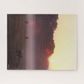 Bob Langrish | Grazing van Arabische paarden op zo Legpuzzel (Horizontaal)