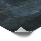 Bob Langrish Grey Arab Standing by Pond Reflection Poster (Hoek)