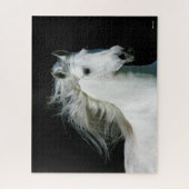 Bob Langrish | Grijze Andalucian Stallion Headshot Legpuzzel (Verticaal)