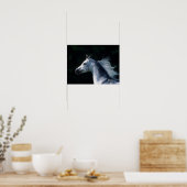 Bob Langrish | Grijze Arabische hoofdfoto 3 Poster (Keuken)