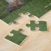 Bob Langrish Gypsy Vanner en Dog die samen lopen Legpuzzel (Zijkant)