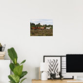 Bob Langrish | Herd New Forest Ponies Standing Poster (Thuiskantoor)