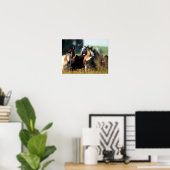Bob Langrish | Herd van met vogels vastzittende pa Poster (Thuiskantoor)