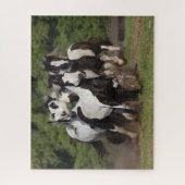 Bob Langrish | Herd van zigeunerpaarden Legpuzzel (Verticaal)