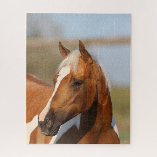 Bob Langrish | Hoofd verf paarden Legpuzzel (Verticaal)