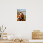 Bob Langrish | Hoofd verf paarden Poster (Keuken)