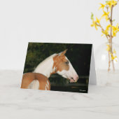 Bob Langrish | Koppen van verf-paarden Kaart (Gele Bloem)