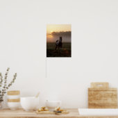 Bob Langrish | Paardrijsbestendige zonnestaart Poster (Keuken)