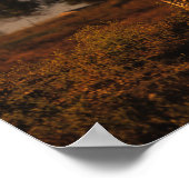 Bob Langrish | Twee paarden die op zonsondergang r Poster (Hoek)