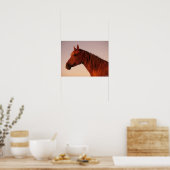 Bob Langrish | Zonnebak van Arabische kastanjepaar Poster (Keuken)