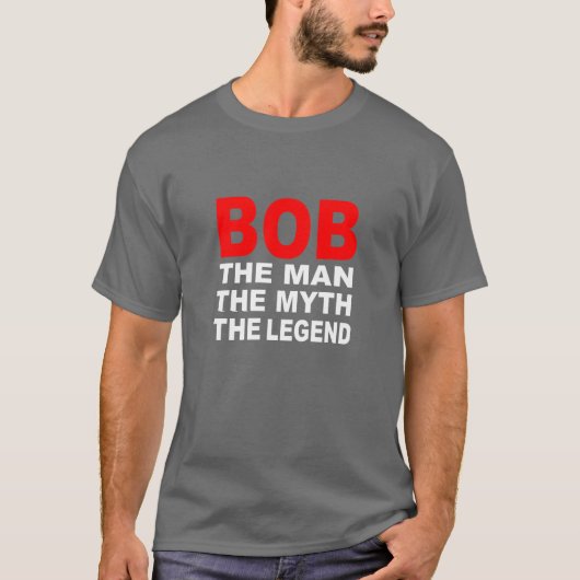 Bob le T-shirt d'homme (Devant)