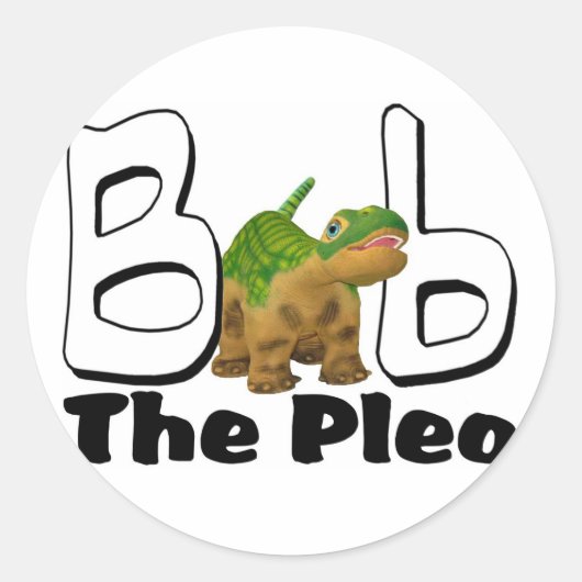 Bob Logo Ronde Sticker (Voorkant)