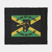 Bob Marley Fleece Blanket (Voorkant (Horizontaal))