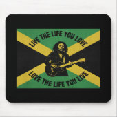 Bob Marley Mouse Pad Muismat (Voorkant)