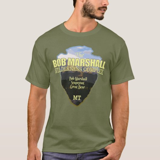 Bob Marshall Wilderness Complex (pijlpunt) T-shirt (Voorkant)