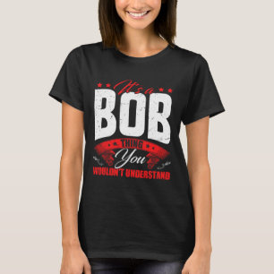 Bob Naam Persoonlijke Verjaardag Leuk Kerstfeest T-shirt