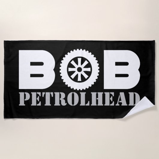 Bob Petrol Head Strandlaken (Voorkant)