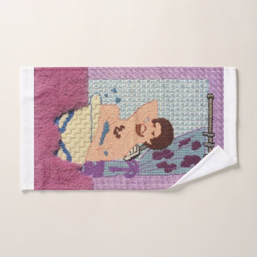 Bob Ross neemt een handdoek (Handdoek)