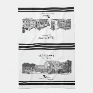 Bob Smith Claremont Collectie - 2 collages Theedoek