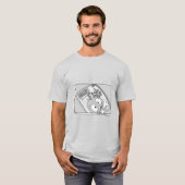 Bob the Fish Boy Newspapier Hoesje T-shirt (Voorkant volledig)