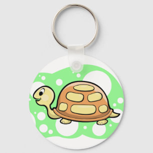 Bob the Turtle Illustration Sleutelhanger
