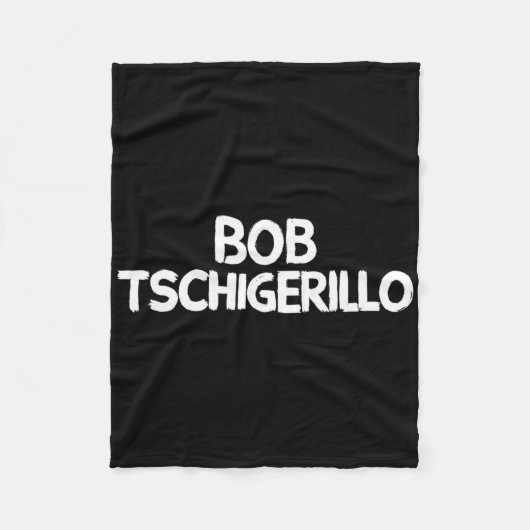 Bob Tschigerillo Fleece Deken (Voorkant)