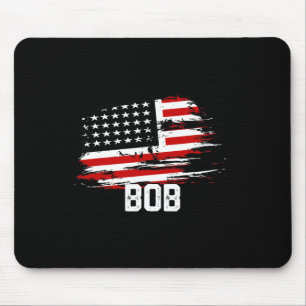 Bob USA vlag gepersonaliseerd 4 juli Bob Muismat