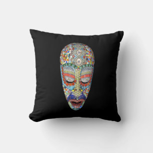 Bob, waarom het Long Face? Mozaïekmasker Kussen