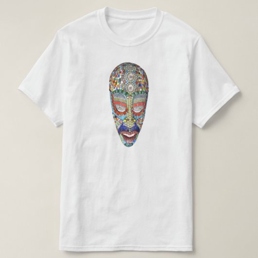 Bob, waarom het Long Face? Mozaïekmasker T-shirt (Design voorkant)
