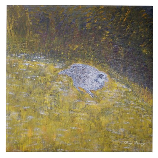 Bob White Quail Tegeltje (Voorkant)