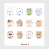 Boba Animals Sticker (Vel)