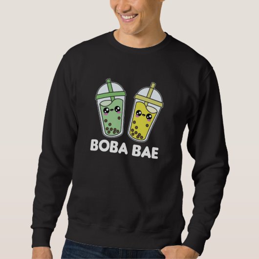 Boba Bae - Bubble Tea Kawaii Boba Tea Love Trui (Voorkant)