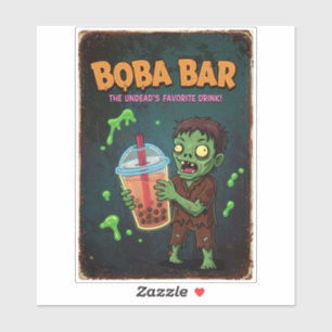 Boba Bar – Autocollant vinyle préféré des morts-vi