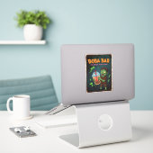 Boba Bar – The Undead’s Favorite Vinyl Sticker (Ordinateur portable sur le bureau)