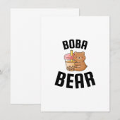 Boba-beer Bedankkaart (Voorkant / Achterkant)
