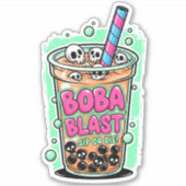 Boba Blast – Sip or Die! Vinyl Sticker (Devant)