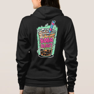 Boba Blast – Sip ou Meurs ! Sweat à capuche zippeu