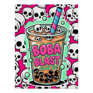 Boba Blast – Slurp of Sterf! Glanzende Poster Perfect Poster