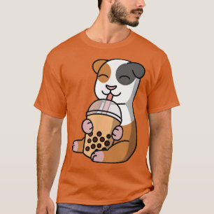 Boba Bubble Milk Tea Guinée Pig Pet T-shirt