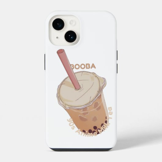 Boba Bubble Tea iPhone Hoesje (Achterkant)