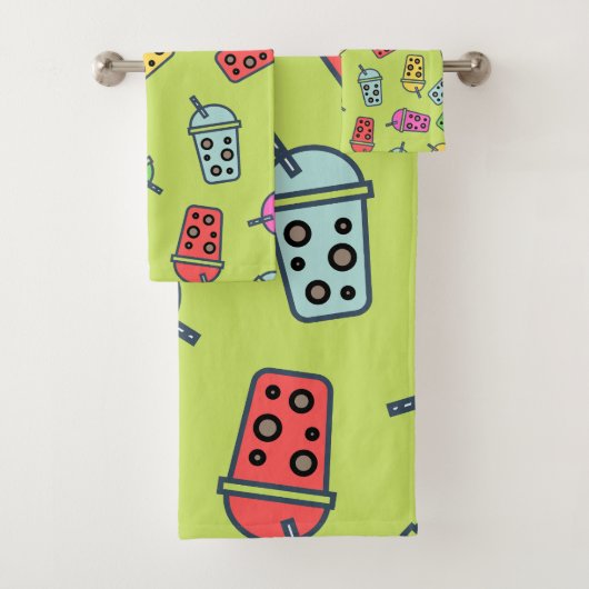 Boba Bubble Tea Motif (En situation)