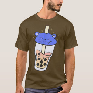 Boba Bubble Tea pearl Milk Trend Drink Beer Cup Co T-shirt