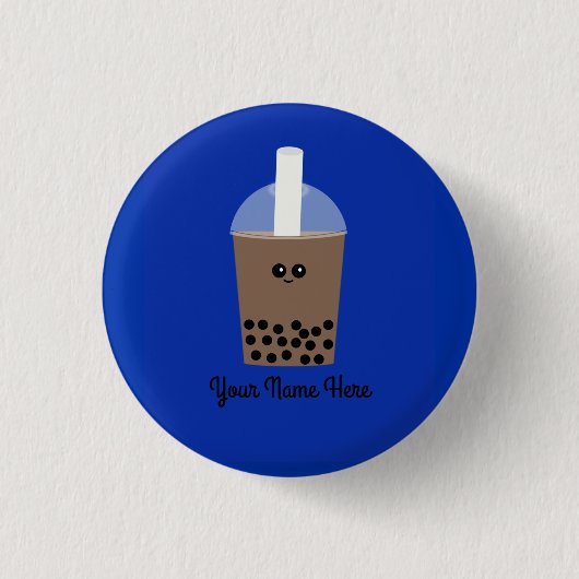 Boba Drink #1 Button (Voorkant)
