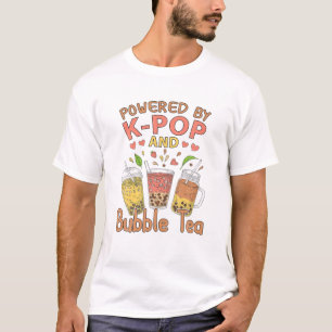 Boba Drink Koreaanse melk Anime K-Pop Bubble Tea T-shirt