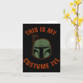 Boba Fett Costume Halloween Kaart (Gele Bloem)